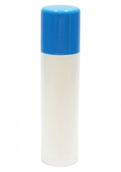 Lippenstifthülse 12ml weiss/blau extra gross/Jumbo